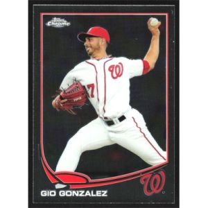 2013 Topps Chrome #213 Gio Gonzalez