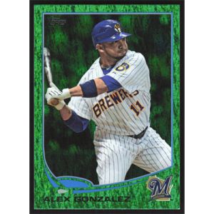 2013 Topps Emerald #322 Alex Gonzalez