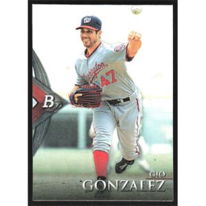 2014 Bowman Platinum #52 Gio Gonzalez