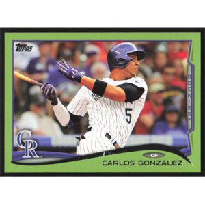 2014 Topps Green #350 Carlos Gonzalez