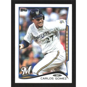2014 Topps Mini #302 Carlos Gomez