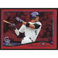 2014 Topps Red Foil #350 Carlos Gonzalez
