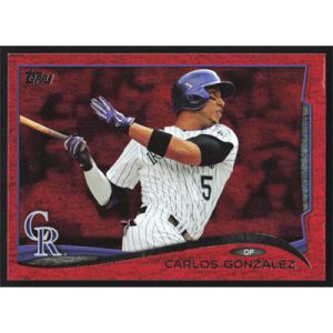 2014 Topps Red Foil #350 Carlos Gonzalez