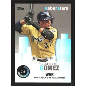 2014 Topps Saber Stars #SST-3 Carlos Gomez