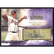 2014 Topps Supreme Simply Supreme Autographs Purple #SSU-TG Tom Glavine Autographed