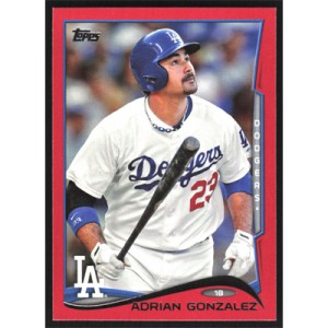 2014 Topps Target Red #204 Adrian Gonzalez