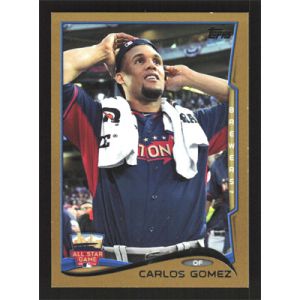 2014 Topps Update Gold #US315 Carlos Gomez All-Star