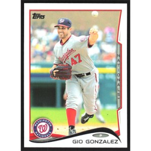 2014 Topps #523 Gio Gonzalez