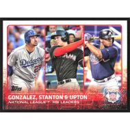 2015 Topps #349 A. Gonzalez/G. Stanton/J. Upton League Leaders