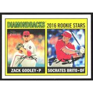 2016 Topps Heritage #179 Z. Godley/S. Brito Rookie Stars