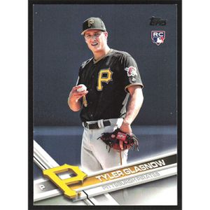 2017 Topps #349 Tyler Glasnow SP - Black Jersey