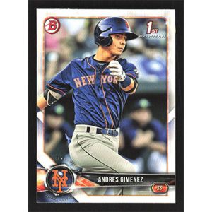 2018 Bowman Prospects #BP72 Andres Gimenez