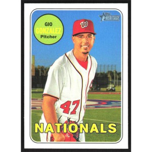 2018 Topps Heritage #33 Gio Gonzalez
