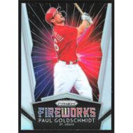 2019 Panini Prizm Fireworks Silver #F10 Paul Goldschmidt