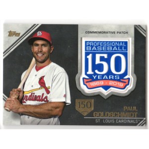 2019 Topps 150th Anniversary Manufactured Patches 150th Anniversary #AMP-PG Paul Goldschmidt