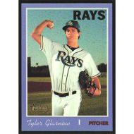 2019 Topps Heritage Chrome Purple Refractors #THC-538 Tyler Glasnow