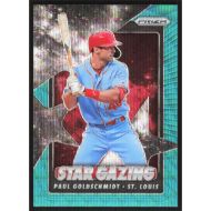 2020 Panini Prizm Star Gazing Teal Wave #SG-7 Paul Goldschmidt