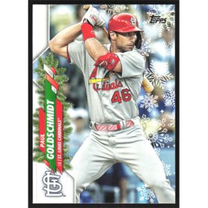 2020 Topps Wal-Mart Holiday Photo Variations #HW156 Paul Goldschmidt SP - Candy Cane Belt