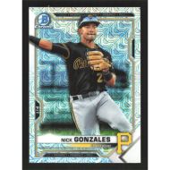 2021 Bowman Chrome Mega Box Prospects Refractors #BCP-34 Nick Gonzales