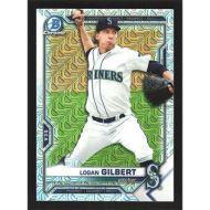 2021 Bowman Chrome Mega Box Prospects Refractors #BCP-58 Logan Gilbert