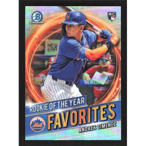 2021 Bowman Chrome Rookie of the Year Favorites Refractors #RRY-AG Andres Gimenez