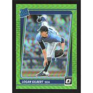 2021 Donruss Optic Lime Green #141 Logan Gilbert Rated Rookie