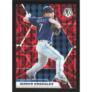 2021 Panini Mosaic Reactive Red #93 Marco Gonzales