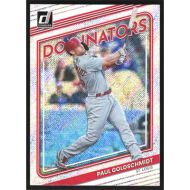 2022 Donruss Dominators Rapture #D-9 Paul Goldschmidt