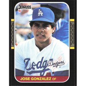 1987 Donruss #525 Jose Gonzalez