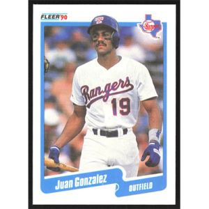1990 Fleer #297 Juan Gonzalez