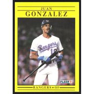 1991 Fleer #286 Juan Gonzalez