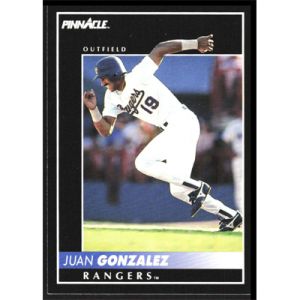 1992 Pinnacle #127 Juan Gonzalez