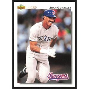1992 Upper Deck #243 Juan Gonzalez
