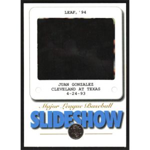 1994 Leaf Slideshow #7 Juan Gonzalez