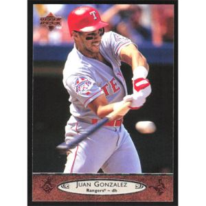 1996 Upper Deck #206 Juan Gonzalez