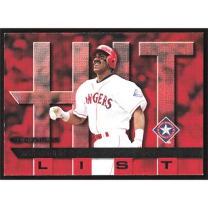 1997 Donruss #406 Juan Gonzalez Hit List