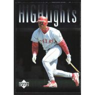 1997 Upper Deck #219 Juan Gonzalez Season Highlights Checklist