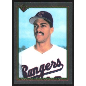 1998 Bowman Chrome Reprints #23 Juan Gonzalez 1990