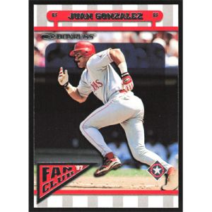 1998 Donruss #162 Juan Gonzalez Fan Club '97