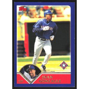 2003 Topps #38 Juan Gonzalez
