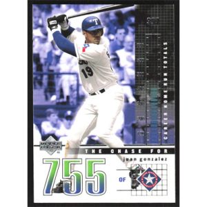 2003 Upper Deck Chase for 755 #C14 Juan Gonzalez