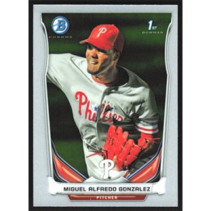 2014 Bowman Chrome Prospects #BCP105 Miguel Alfredo Gonzalez