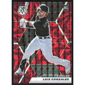 2021 Panini Mosaic Reactive Red #229 Luis Gonzalez