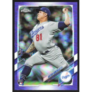 2021 Topps Chrome Update Purple Refractors #USC14 Victor Gonzalez