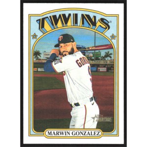 2021 Topps Heritage #489 Marwin Gonzalez SP