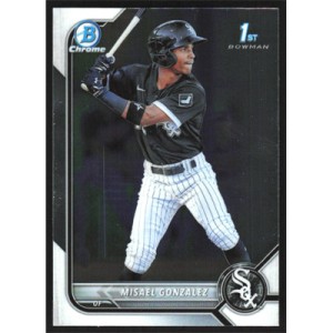 2022 Bowman Chrome Prospects #BCP-4 Misael Gonzalez