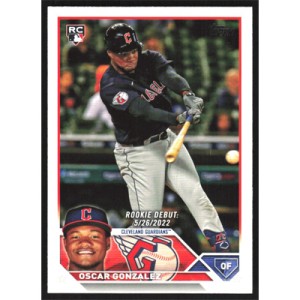 2023 Topps Update #US275 Oscar Gonzalez Rookie Debut