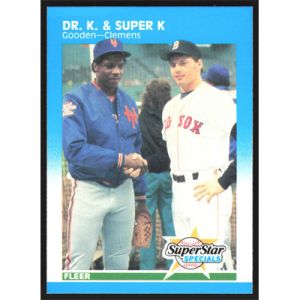 1987 Fleer #640 D. Gooden/R. Clemens Super Star Specials