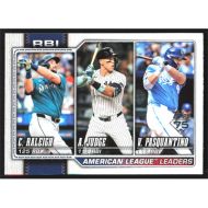 2026 Topps #211 C. Raleigh/A. Judge/V. Pasquantino League Leaders