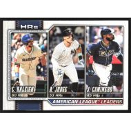 2026 Topps #38 C. Raleigh/A. Judge/J. Caminero League Leaders
